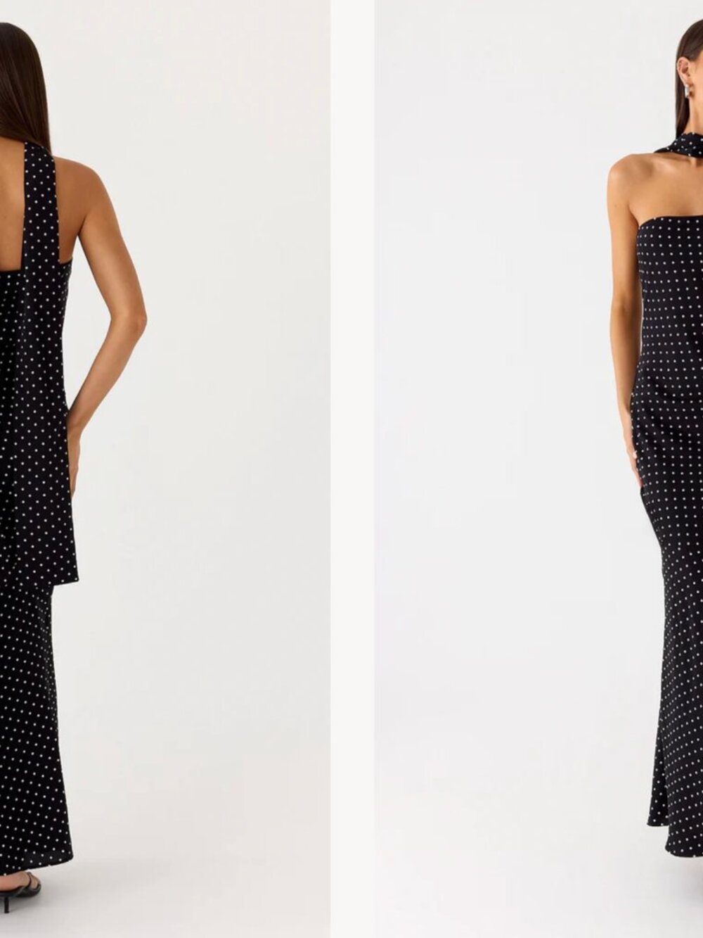 Under The Pagoda Maxi Dress in Black Polkadot - Picture 4 of 6